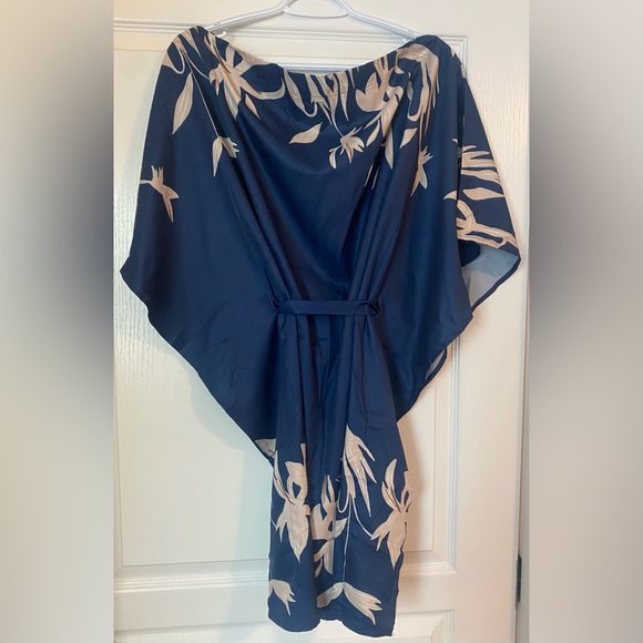 COPY - Cupshe Leaf Print One-Shoulder Dress - Picture 4 of 4